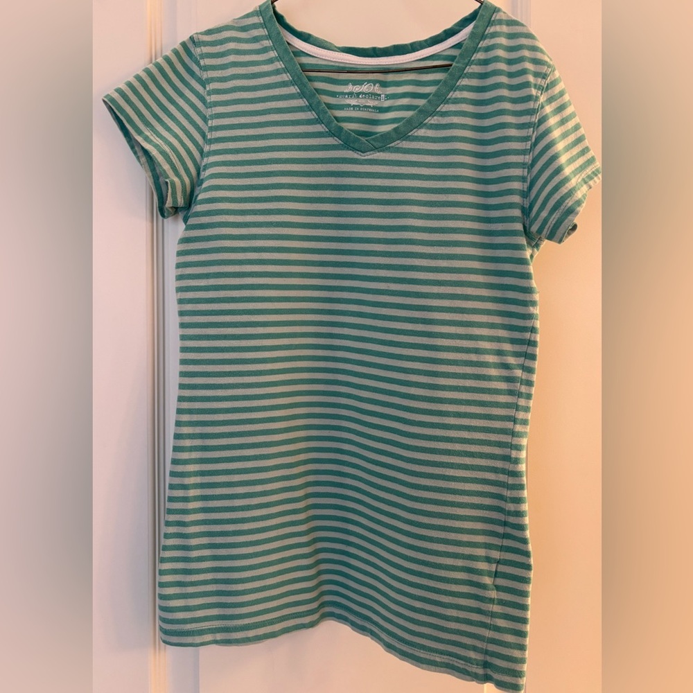 🌴 So Wear It Declare It Teal Striped Kids Tee